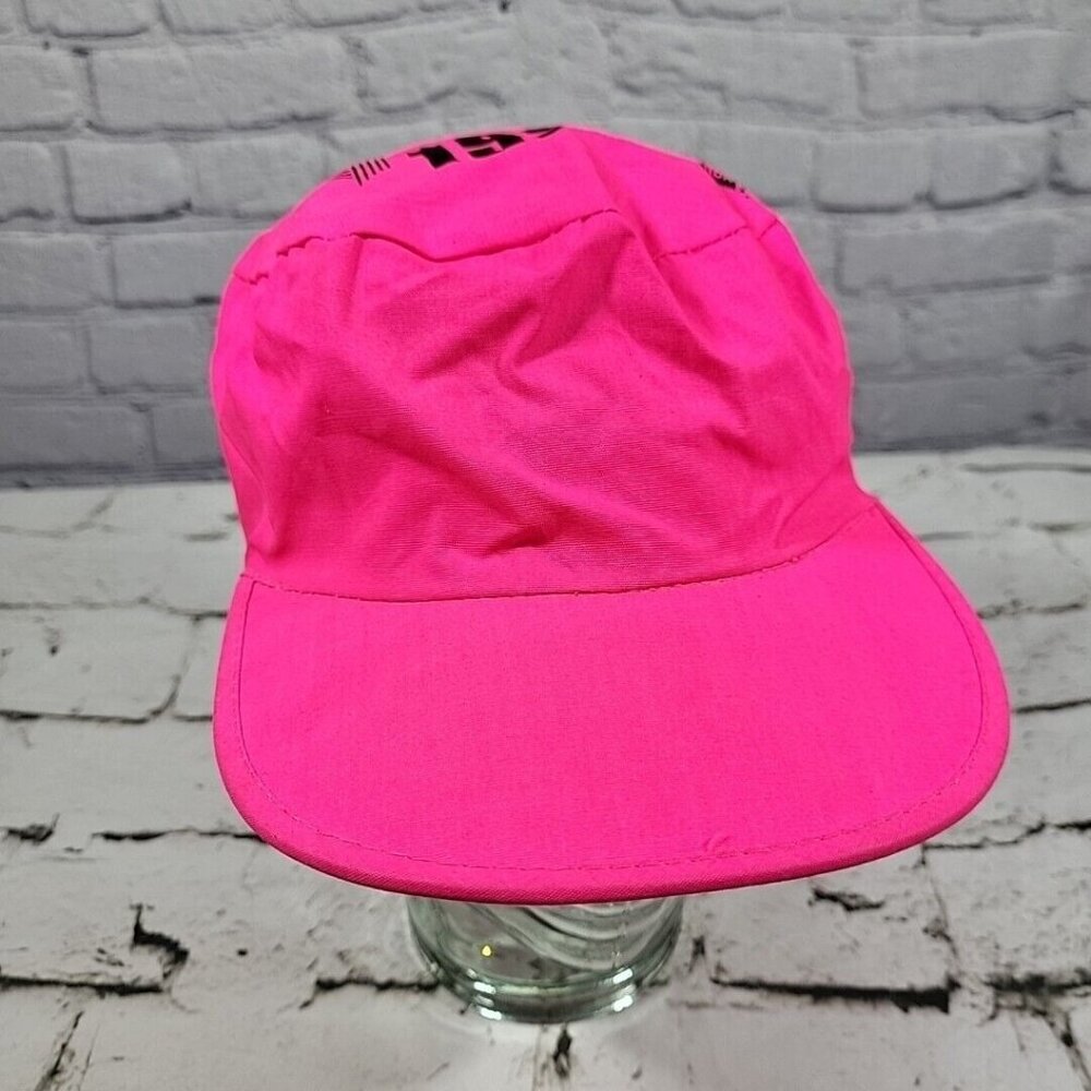 1991 NBA Play-Offs Blazers Hat Neon Pink Sports Fan Cap Vintage 90s Portland